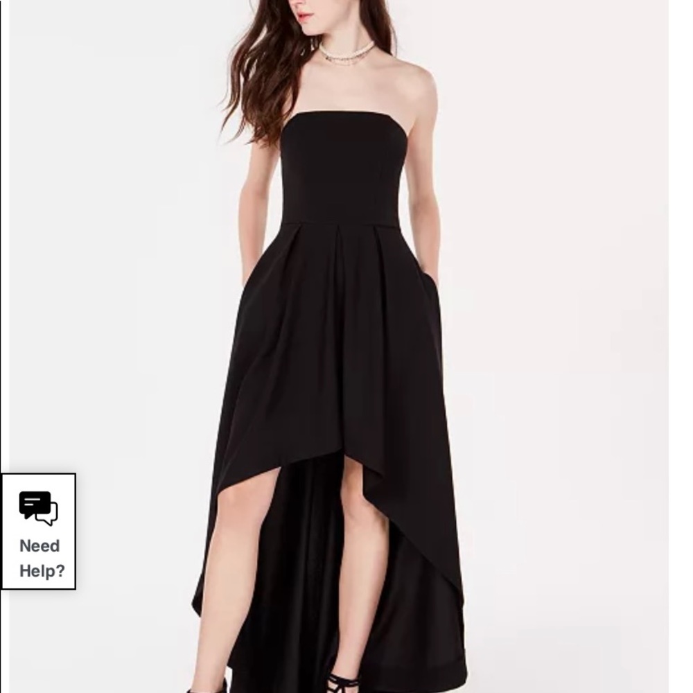 Strapless dress
